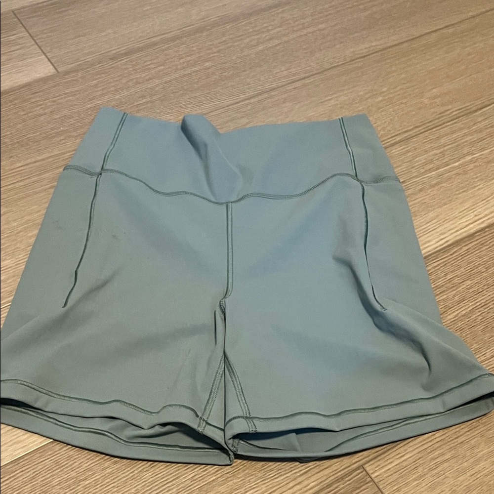 Women's green Athletic Shorts